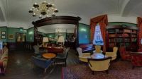 Panoramic view of Library Bar in Central Hotel